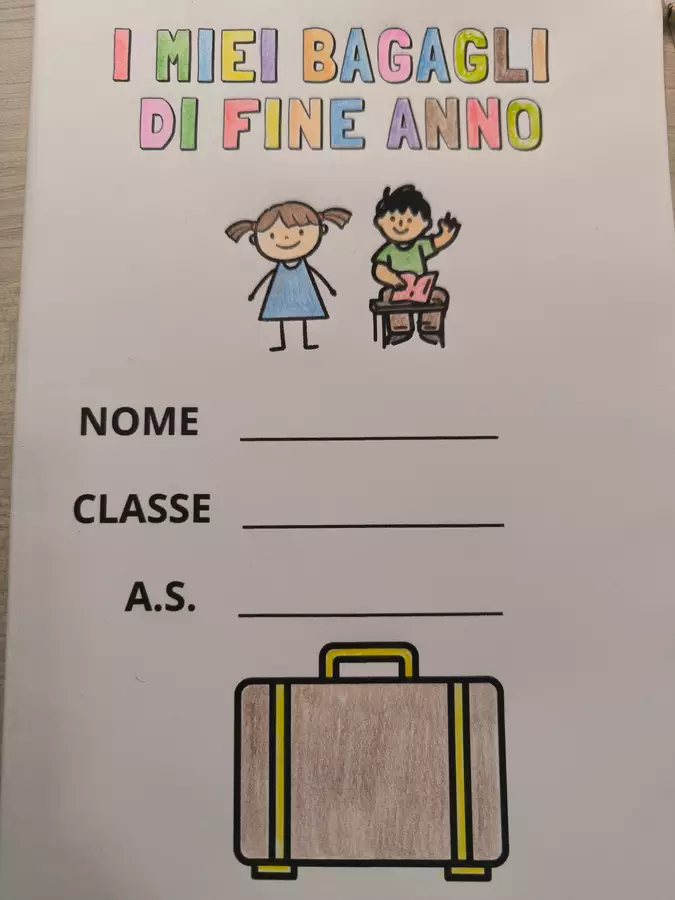 I miei bagagli di fine anno - Attività finale Materiale di supporto/inclusione - I miei bagagli di fine anno - Attività finale - maestraolga88 - Pagina di copertina