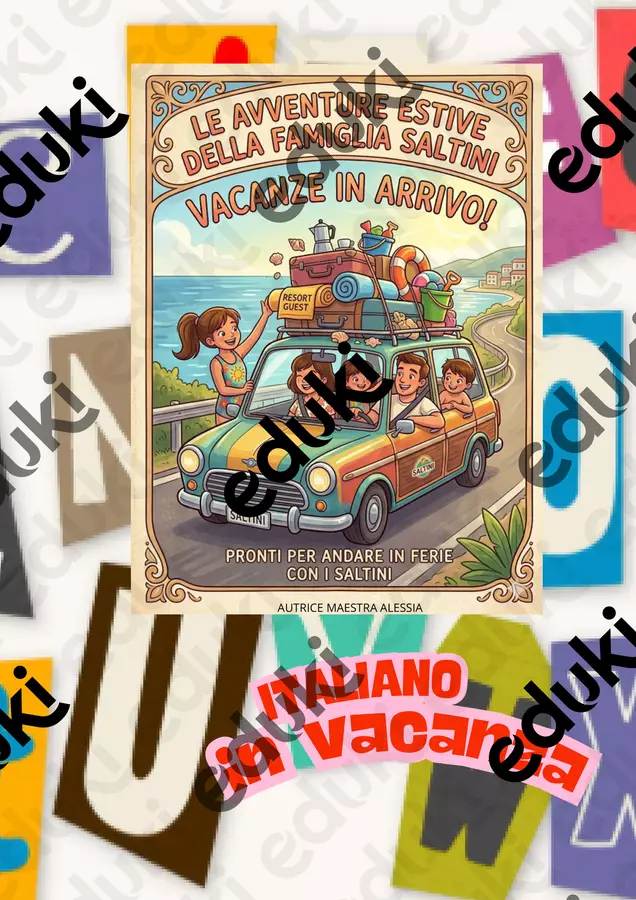 ITALIANO IN VACANZA! Esercizi - ITALIANO IN VACANZA! - Alessia Presa - Pagina di copertina