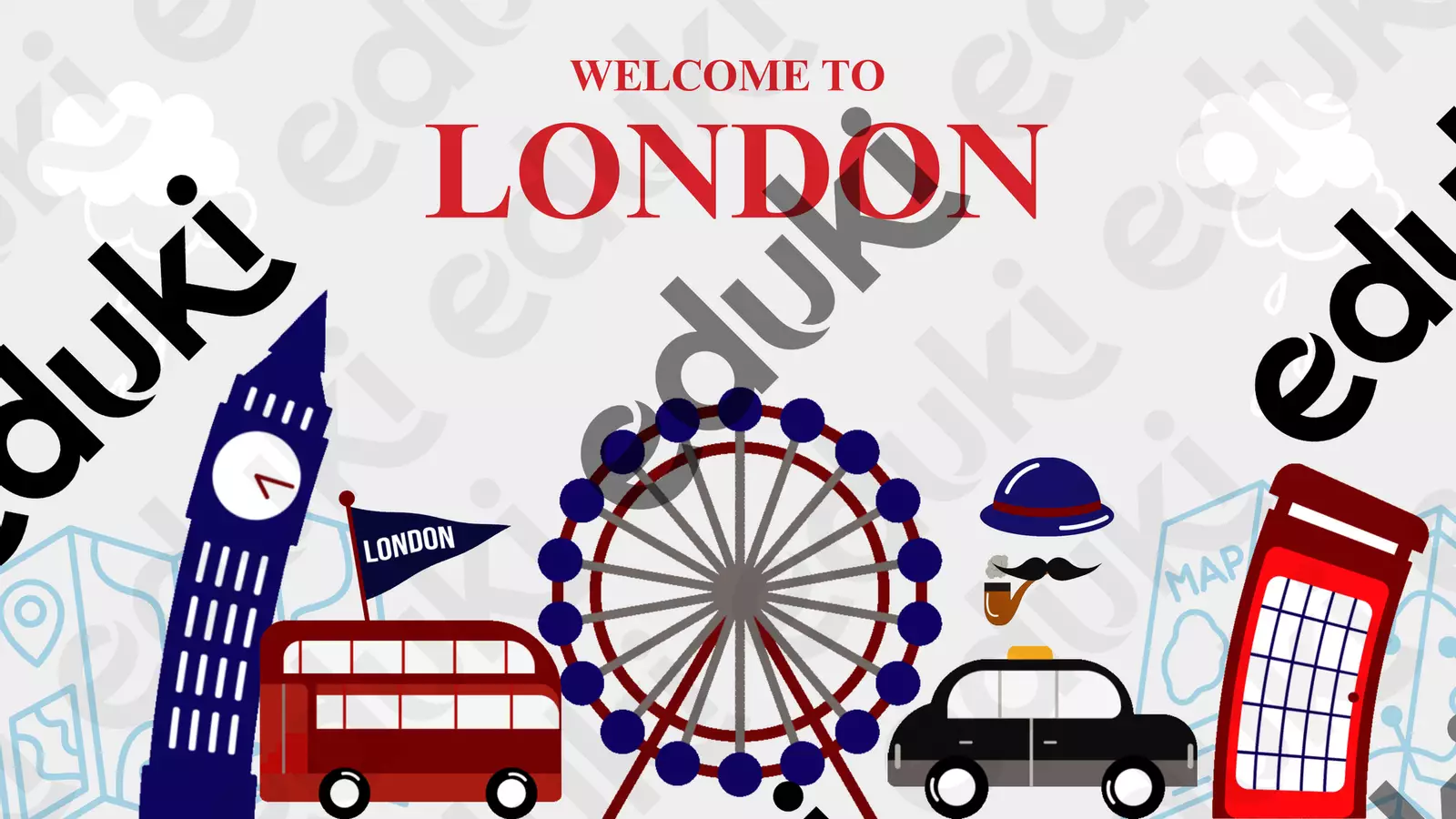 WELCOME TO LONDON - PRESENTAZIONE Presentazioni / Lavagne - WELCOME TO LONDON - PRESENTAZIONE - TEACHERMARIKA - Pagina di copertina