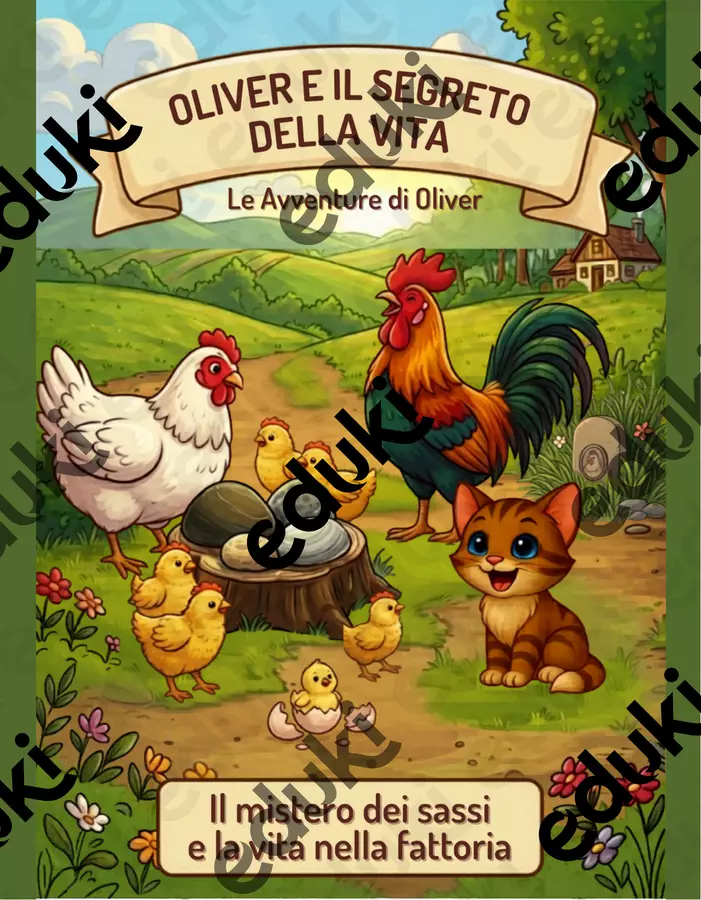 _Esseri viventi e non viventi Oliver Materiale di supporto/inclusione - _Esseri viventi e non viventi Oliver - La maestra Sofia Masi - Pagina di copertina