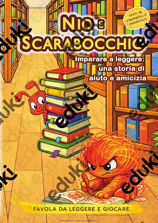 Nio e Scarabocchio. Imparare a leggere Esercizi - Nio e Scarabocchio. Imparare a leggere - Il mondo di Nio - Pagina di copertina