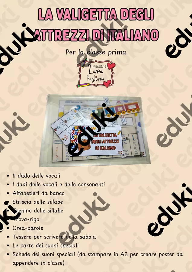 La valigetta degli attrezzi di italiano Altro tipo di materiale - La valigetta degli attrezzi di italiano - Maestra Lara Pagliara - Pagina di copertina