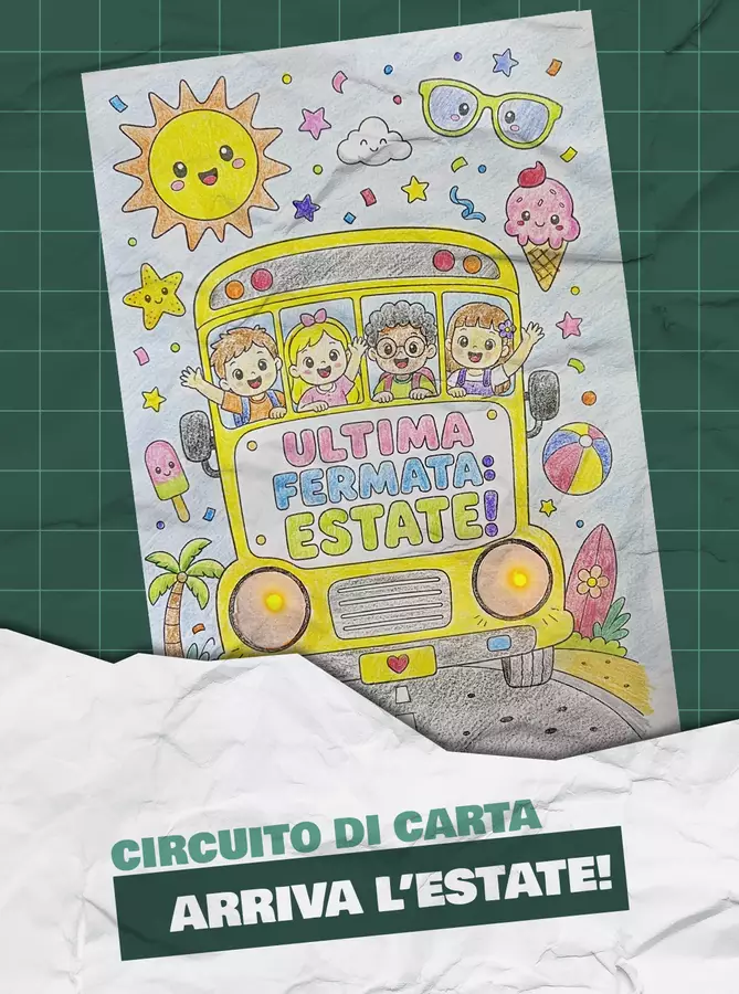 Circuito di carta - Arriva l'estate! Esperimenti - Circuito di carta - Arriva l'estate! - Maestro Francesco - Pagina di copertina