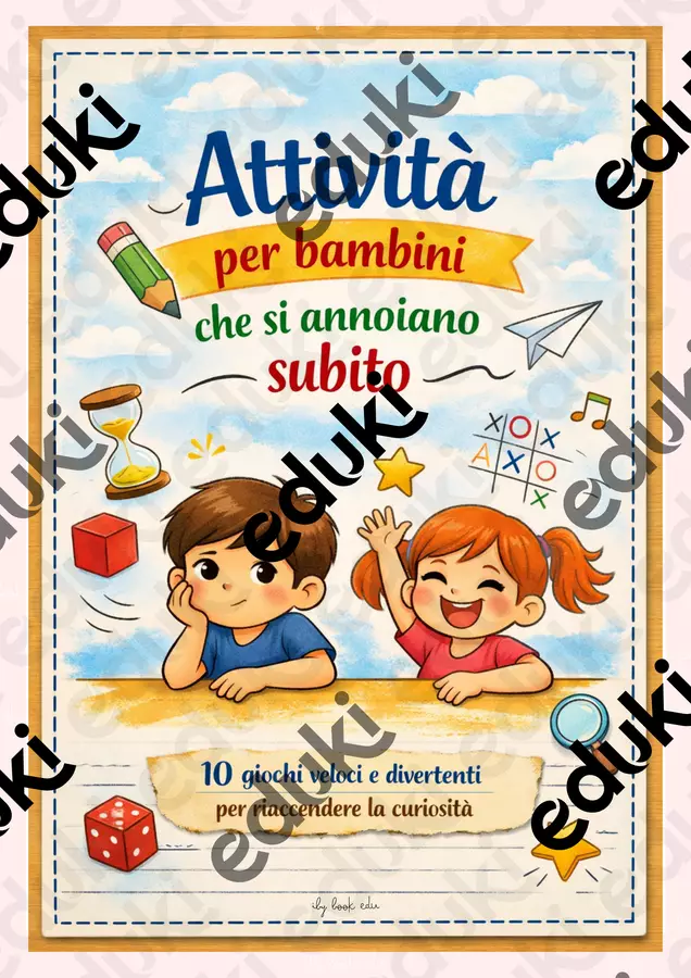 10 giochi veloci per riaccendere la curiosità Giochi - 10 giochi veloci per riaccendere la curiosità - Iby Book Edu - Pagina di copertina