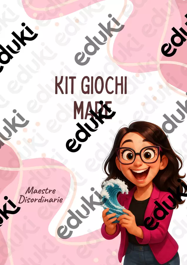 kit Giochi Mare (Geografia) Giochi - kit Giochi Mare (Geografia) - Maestre Disordinarie - Pagina di copertina