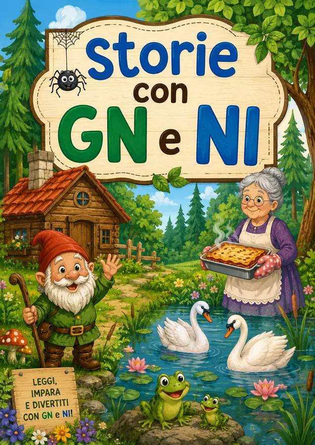 GN - NI - storie da leggere ed esercizi Testo - GN - NI - storie da leggere ed esercizi - Leggo e Comprendo - Pagina di copertina