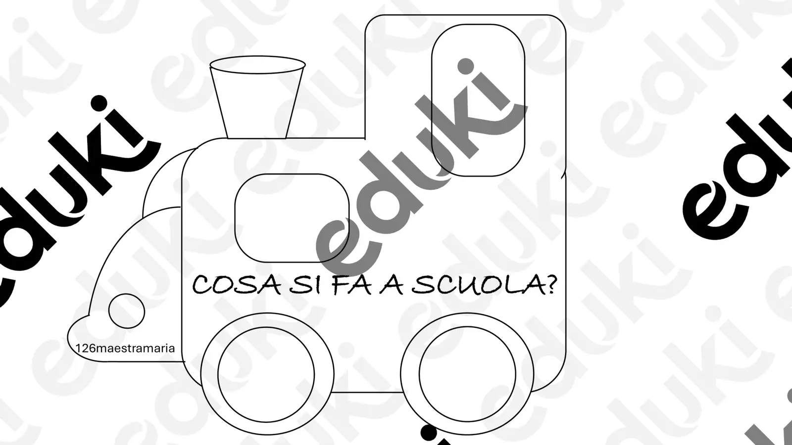 Treno delle regole Poster - Treno delle regole - 126maestramaria - Pagina di copertina
