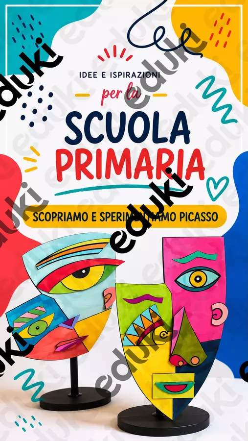 La mostra di Picasso Materiale interattivo - La mostra di Picasso - tra albi e matite - Pagina di copertina