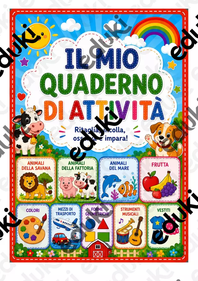 Il Mio Quaderno Di Attività - Imparo Le Categorie Esercizi - Il Mio Quaderno Di Attività - Imparo Le Categorie - SostegnO 2.0 - Pagina di copertina