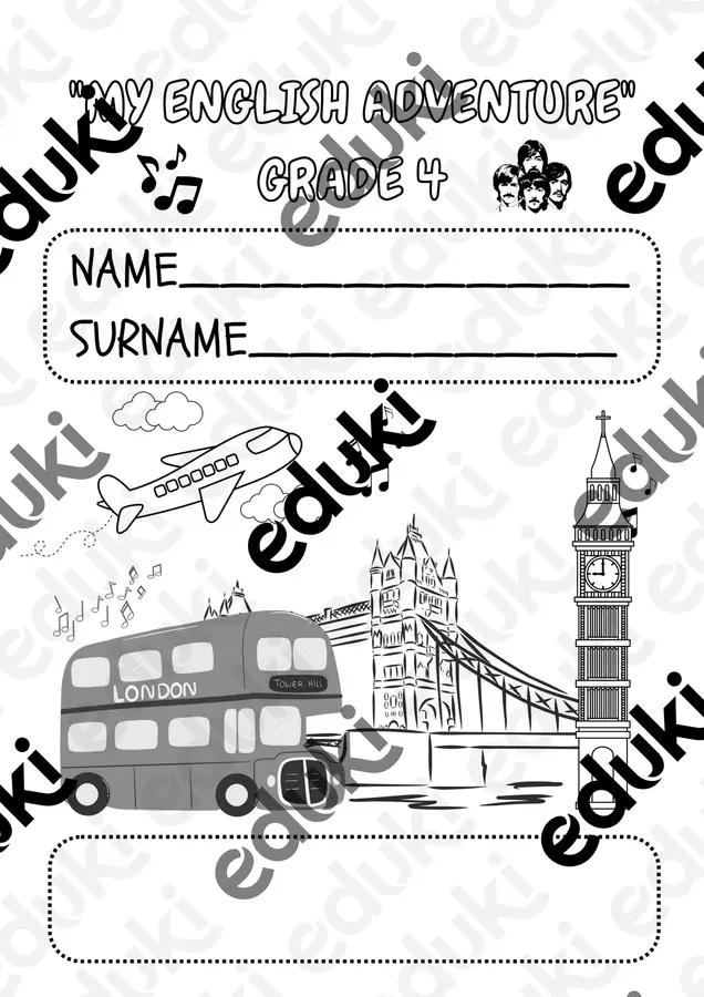 QUADERNO 4 inglese Esercizi - QUADERNO 4 inglese - Teachervalex - Pagina di copertina