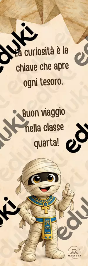 SEGNALIBRO EGITTO Altro tipo di materiale - SEGNALIBRO EGITTO - maestra.ilaria - Pagina di copertina