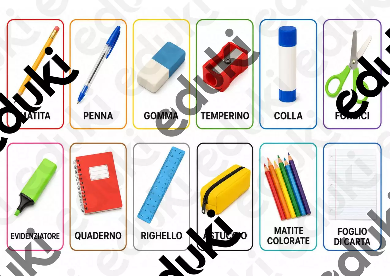 Flashcard per italiano L2 o metodo globale Flashcard - Flashcard per italiano L2 o metodo globale - Maestra Burrito - Pagina di copertina