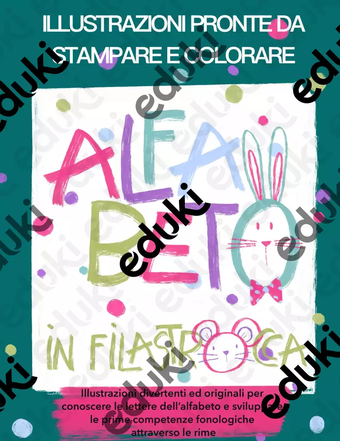 tutto l' alfabeto in filastrocca Materiale di supporto/inclusione - tutto l' alfabeto in filastrocca - Maestra Valentina 75 - Pagina di copertina