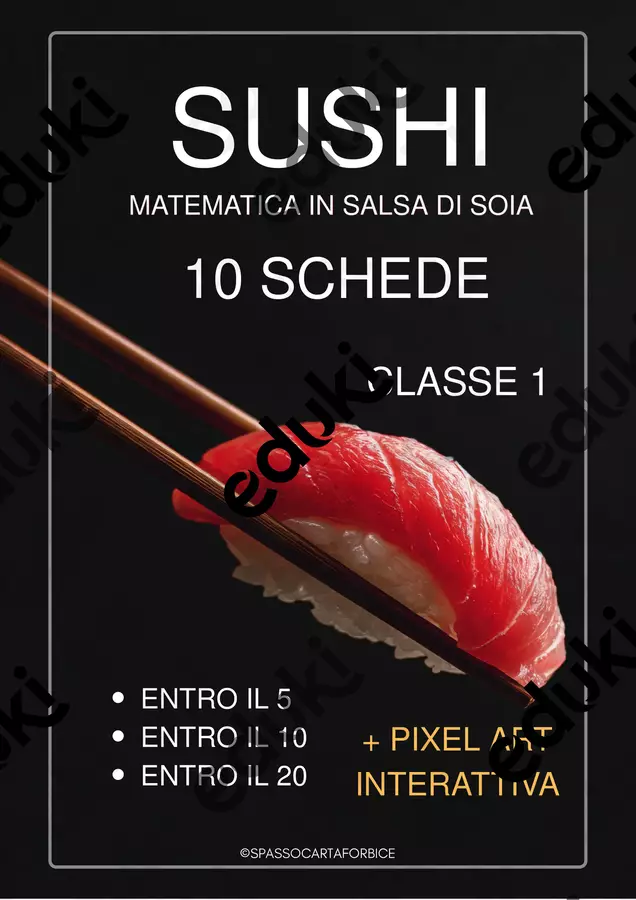 MATEMATICA IN SALSA DI SOIA CLASSE PRIMA SPASSOCARTAFORBICE Esercizi - MATEMATICA IN SALSA DI SOIA CLASSE PRIMA SPASSOCARTAFORBICE - Spassocartaforbice - Pagina di copertina