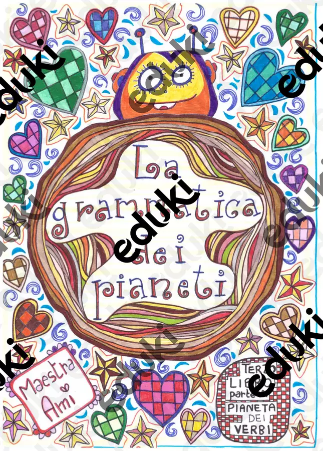 Pianeta Verbi parte a Esercizi - Pianeta Verbi parte a - Maestra Ami - Pagina di copertina