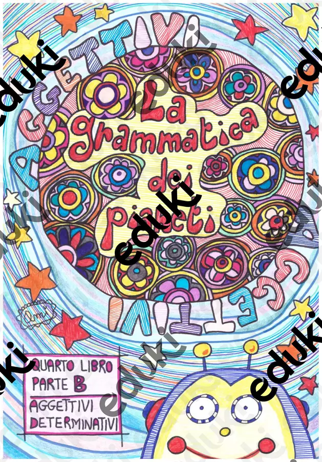 Pianeta Aggettivi parte b Esercizi - Pianeta Aggettivi parte b - Maestra Ami - Pagina di copertina
