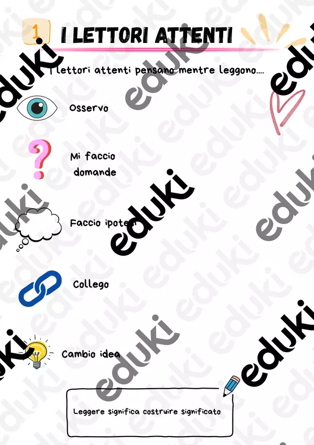Lezione 1: lettori attenti Schede informative - Lezione 1: lettori attenti - Framarraprof - Pagina di copertina