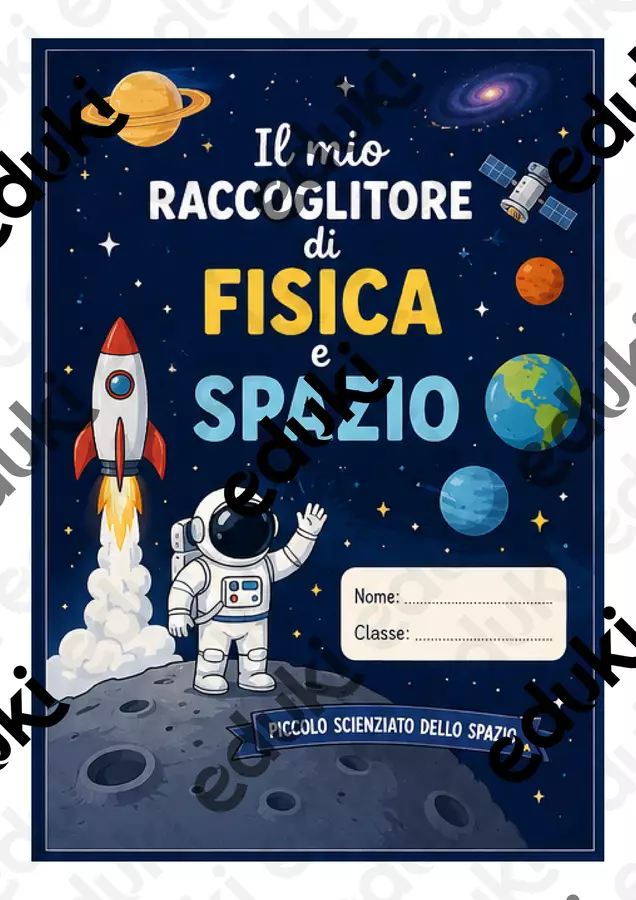 Il mio quaderno di fisica e spazio Altro tipo di materiale - Il mio quaderno di fisica e spazio - I quaderni di Sophie - Pagina di copertina