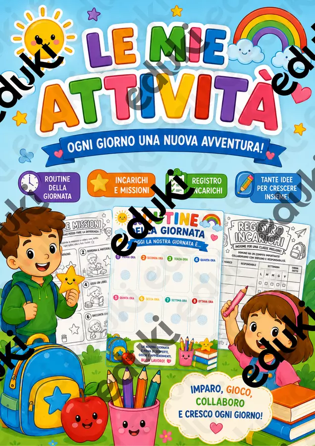 Accoglienza primi giorni! Routine e Incarichi Materiale di supporto/inclusione - Accoglienza primi giorni! Routine e Incarichi - SostegnO 2.0 - Pagina di copertina