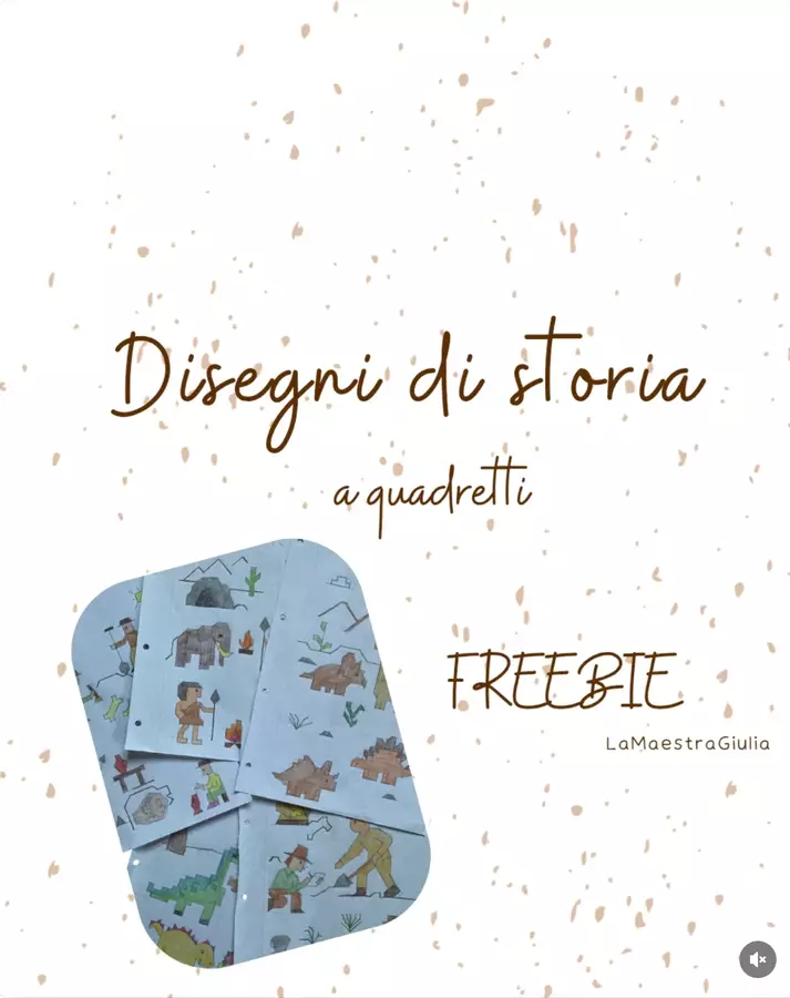 Disegni a quadretti storia 3 Materiale di supporto/inclusione - Disegni a quadretti storia 3 - LaMaestraGiulia - Pagina di copertina