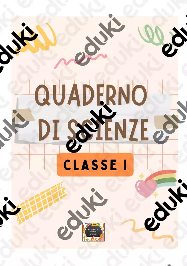 Quaderno di Scienze - Classe Prima Primaria - con kit di schede in b/n da completare - I 5 Sensi, le Stagioni, l'Acqua e gli Esseri Viventi Esercizi - Quaderno di Scienze - Classe Prima Primaria - con kit di schede in b/n da completare - I 5 Sensi, le Stagioni, l'Acqua e gli Esseri Viventi - La scuola di Oscar - Pagina di copertina