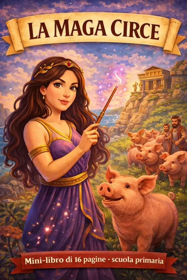 05. Ulisse e la maga Circe (L'Odissea a puntate) Altro tipo di materiale - 05. Ulisse e la maga Circe (L'Odissea a puntate) - Maestro Fabio Giochiecolori - Pagina di copertina
