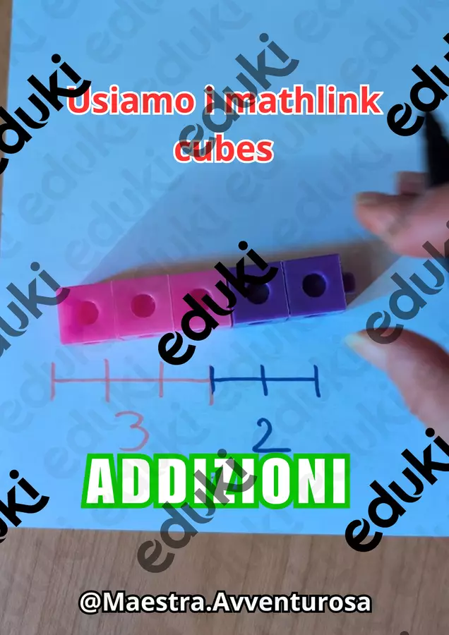 ADDIZIONI con i cubetti classe 1^ Esercizi - ADDIZIONI con i cubetti classe 1^ - maestra.avventurosa - Pagina di copertina