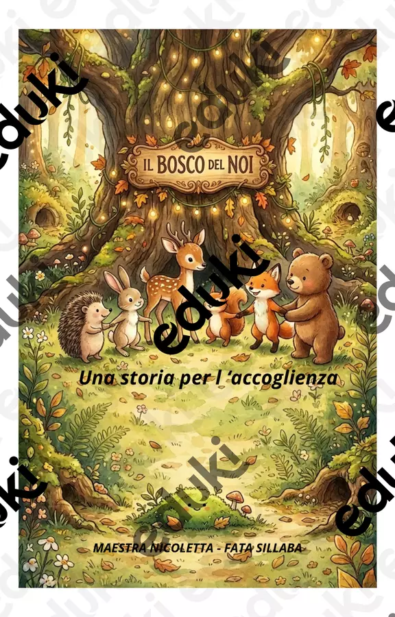 Favola e attività per l'accoglienza in classe prima Materiale di supporto/inclusione - Favola e attività per l'accoglienza in classe prima - Maestra Nicoletta - Pagina di copertina