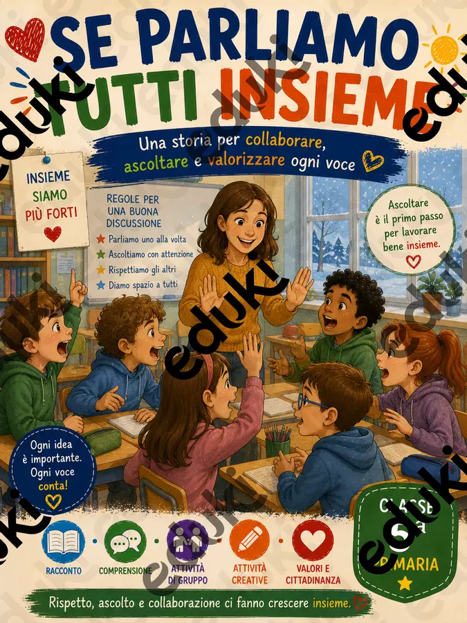 Se parliamo tutti insieme - Racconto e attività didattiche Testo - Se parliamo tutti insieme - Racconto e attività didattiche - Il viaggio didattico - Pagina di copertina