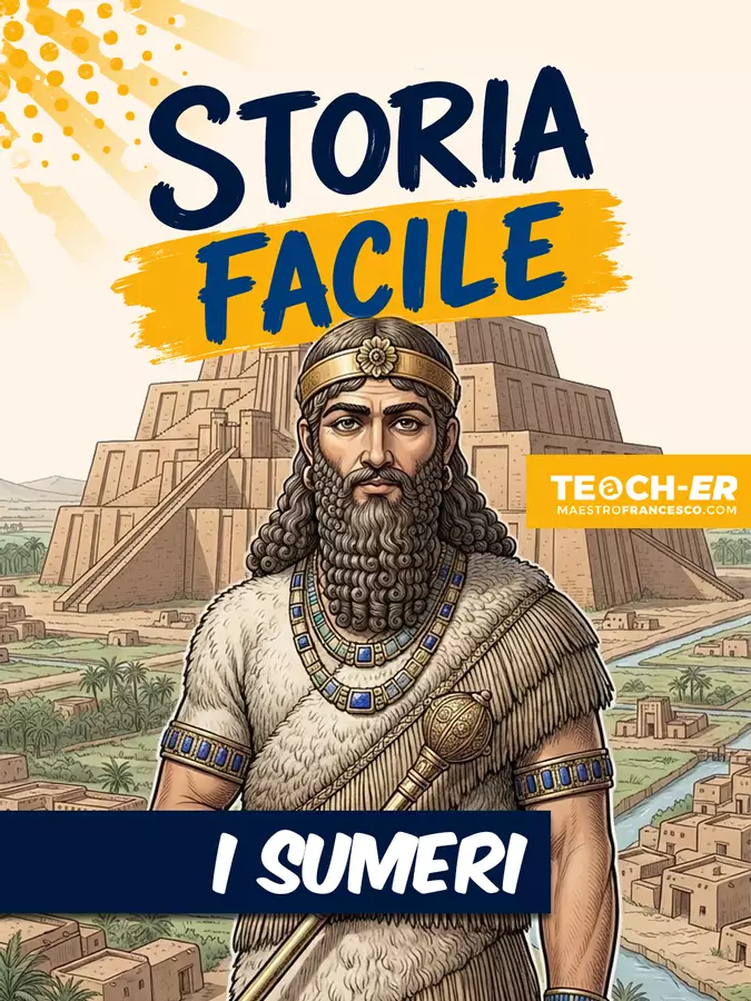 Storia Facile - I Sumeri Esercizi - Storia Facile - I Sumeri - Maestro Francesco - Pagina di copertina