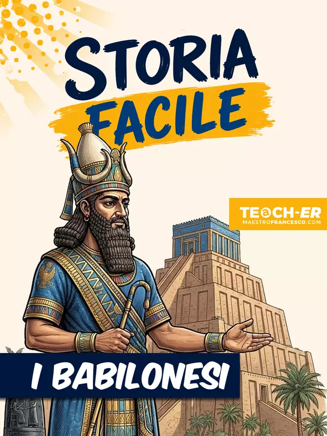 Storia Facile - I Babilonesi Esercizi - Storia Facile - I Babilonesi - Maestro Francesco - Pagina di copertina
