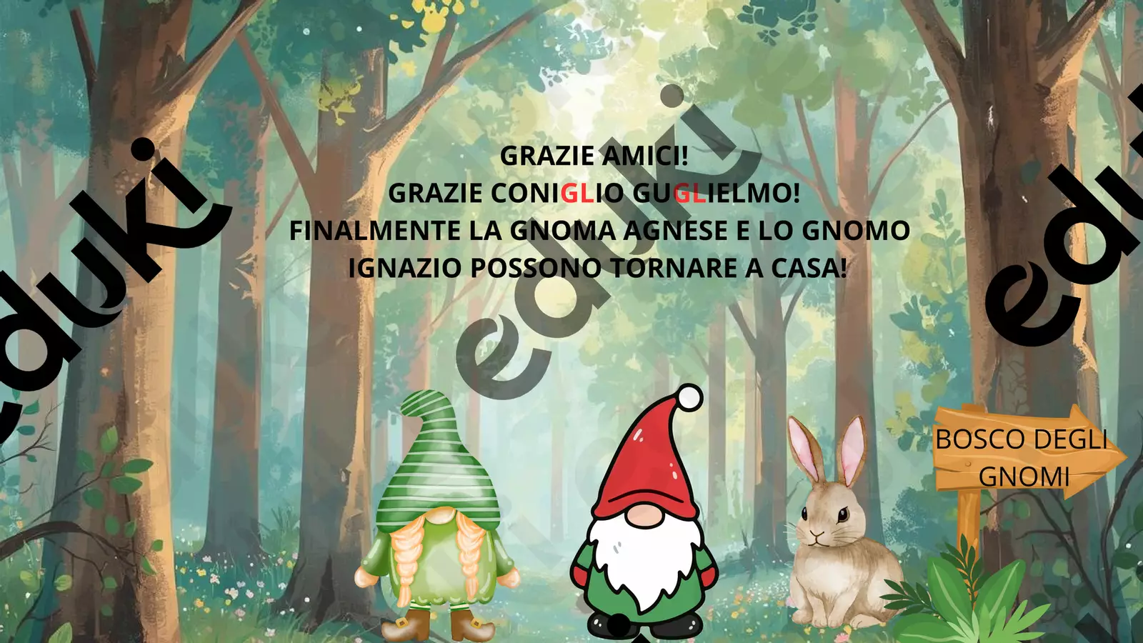 Il rapimento della gnoma Agnese: suono GLI Schede informative - Il rapimento della gnoma Agnese: suono GLI - Jenny89 - Pagina di copertina