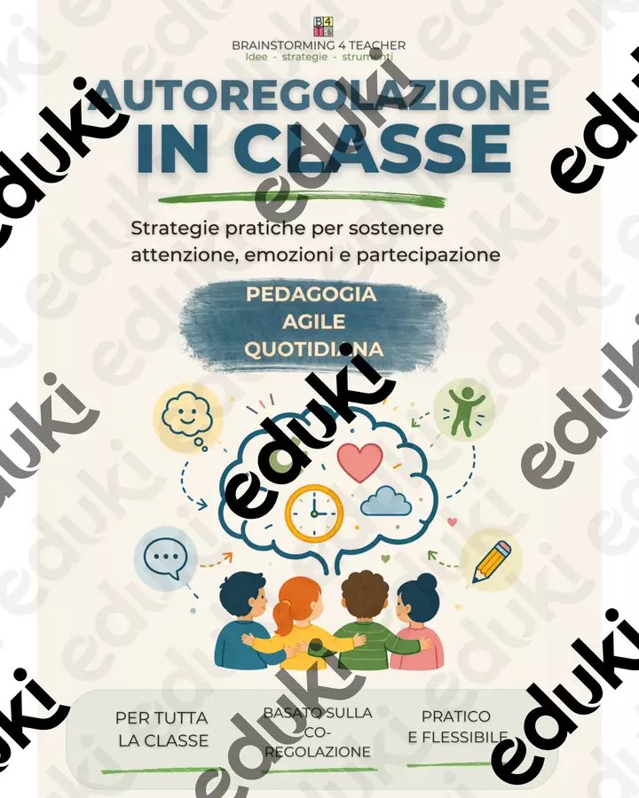 Estratto Gratuito | Toolkit Autoregolazione in Classe Programmi scolastici / Materiali per docenti - Estratto Gratuito | Toolkit Autoregolazione in Classe - Brainstorming for Teacher - Pagina di copertina