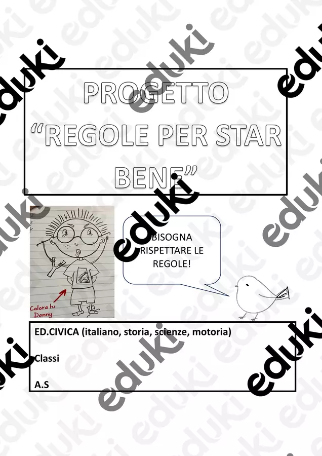 ED CIVICA Schede informative - ED CIVICA - Jenny89 - Pagina di copertina