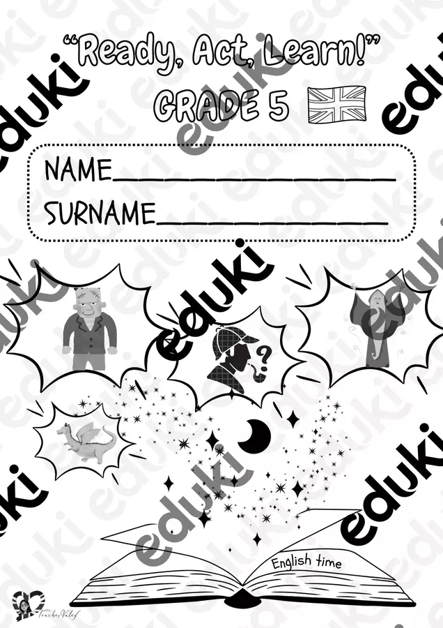 QUADERNO 5 INGLESE Esercizi - QUADERNO 5 INGLESE - Teachervalex - Pagina di copertina