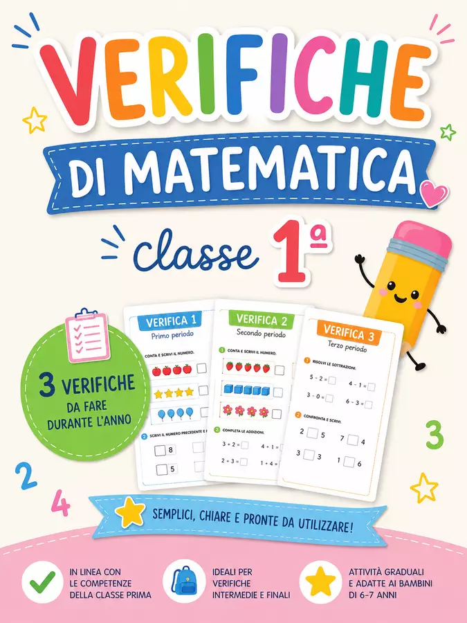 Un percorso di valutazione completo per la classe prima Compiti in classe/Test - Un percorso di valutazione completo per la classe prima - La maestra Barbara - Pagina di copertina