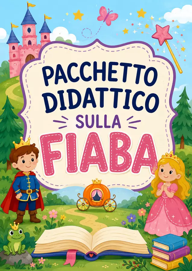 Pacchetto didattico sulla fiaba Esercizi - Pacchetto didattico sulla fiaba - Leggo e Comprendo - Pagina di copertina