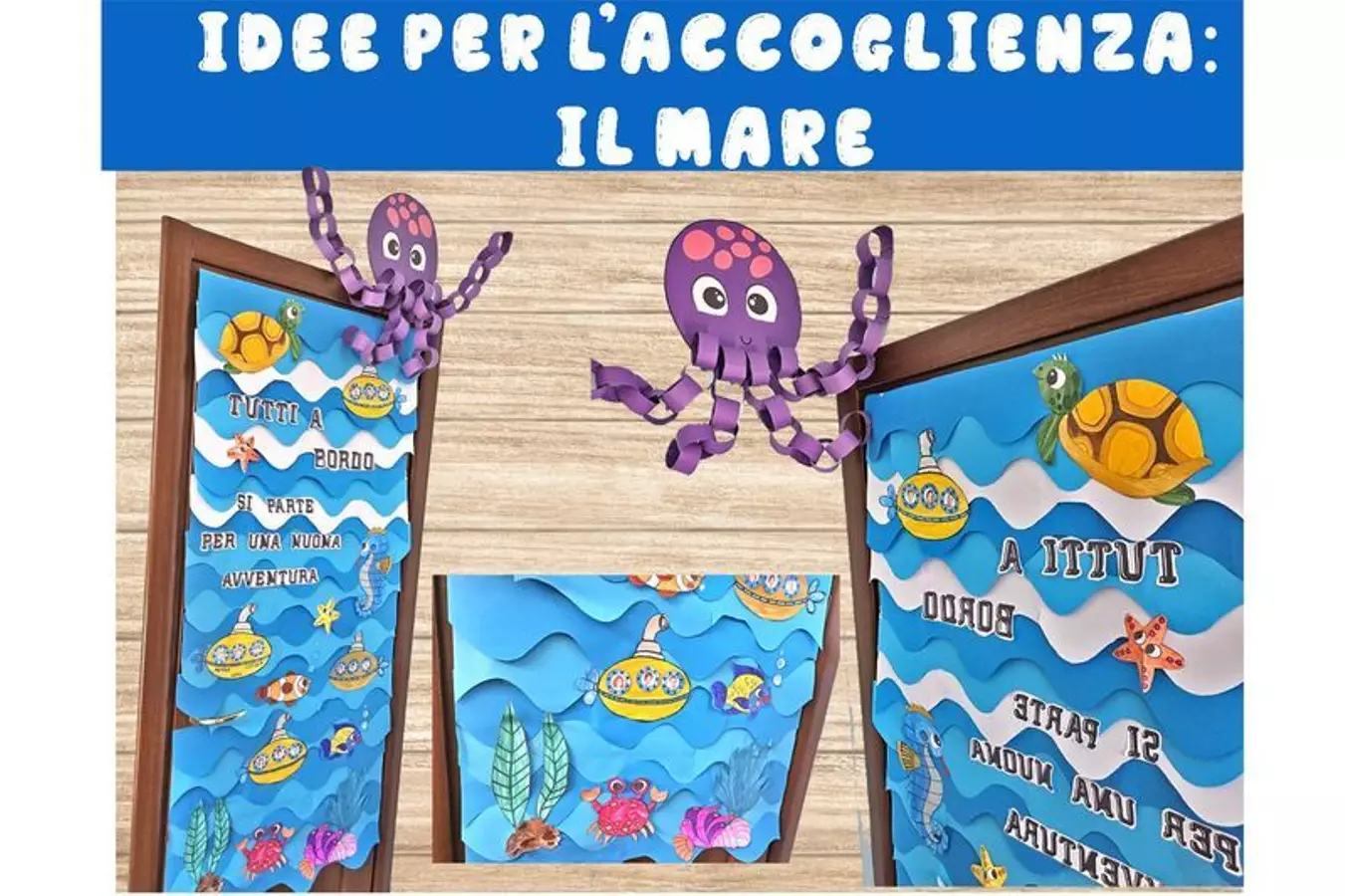 🌊 Idee per l'accoglienza: Il Mare Materiale di supporto/inclusione - 🌊 Idee per l'accoglienza: Il Mare - Nikki_Giochi - Pagina di copertina