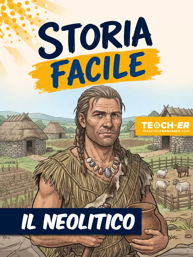 Storia Facile - Il Neolitico Esercizi - Storia Facile - Il Neolitico - Maestro Francesco - Pagina di copertina