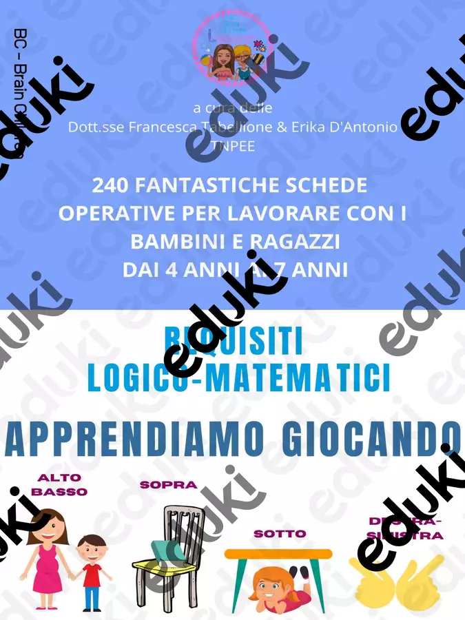apprendiamo giocando Esercizi - apprendiamo giocando - brainchildren_bc - Pagina di copertina