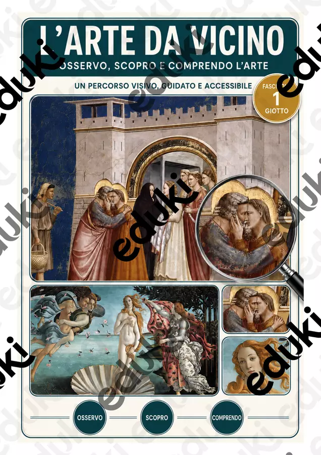 L'ARTE DA VICINO - Fascicolo 1 GIOTTO Materiale di supporto/inclusione - L'ARTE DA VICINO - Fascicolo 1 GIOTTO - Tutti a bordo - Pagina di copertina