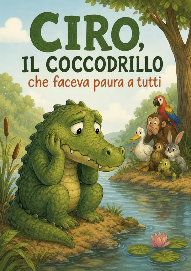 Ciro il coccodrillo gentile - Racconto su inclusione Testo - Ciro il coccodrillo gentile - Racconto su inclusione - Il viaggio didattico - Pagina di copertina