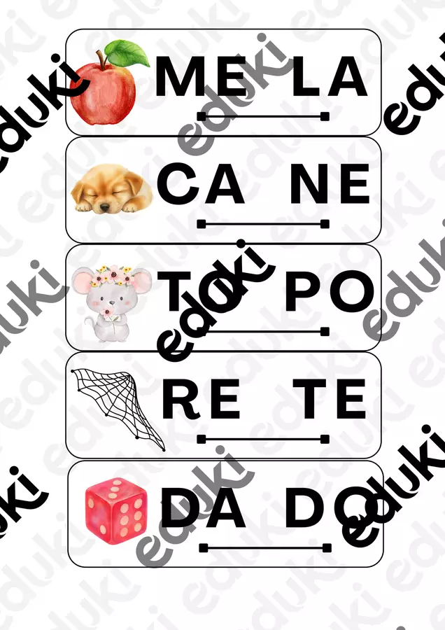 LETTURA SILLABA per SILLABA Esercizi - LETTURA SILLABA per SILLABA - MaestraDani - Pagina di copertina