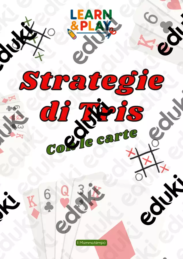 Strategie di tris con le carte Giochi - Strategie di tris con le carte - Il Mammatempo - Pagina di copertina