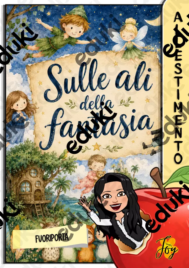 Sulle ali della fantasia - fuoriporta Poster - Sulle ali della fantasia - fuoriporta - MaestraJoy - Pagina di copertina