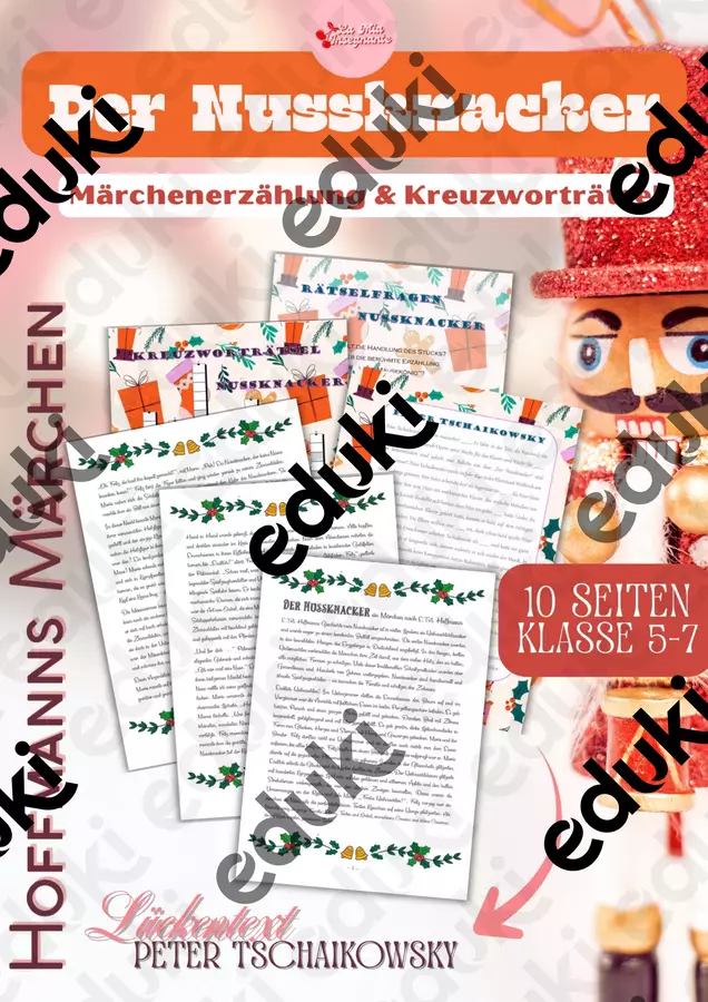 Der Nussknacker – LO SCHIACCHIANOCI nach E.T.A. Hoffmann – Unità didattica di tedesco sulle FIABE B1 B2 Quiz - Der Nussknacker – LO SCHIACCHIANOCI nach E.T.A. Hoffmann – Unità didattica di tedesco sulle FIABE B1 B2 - LaMiaInsegnante - Pagina di copertina