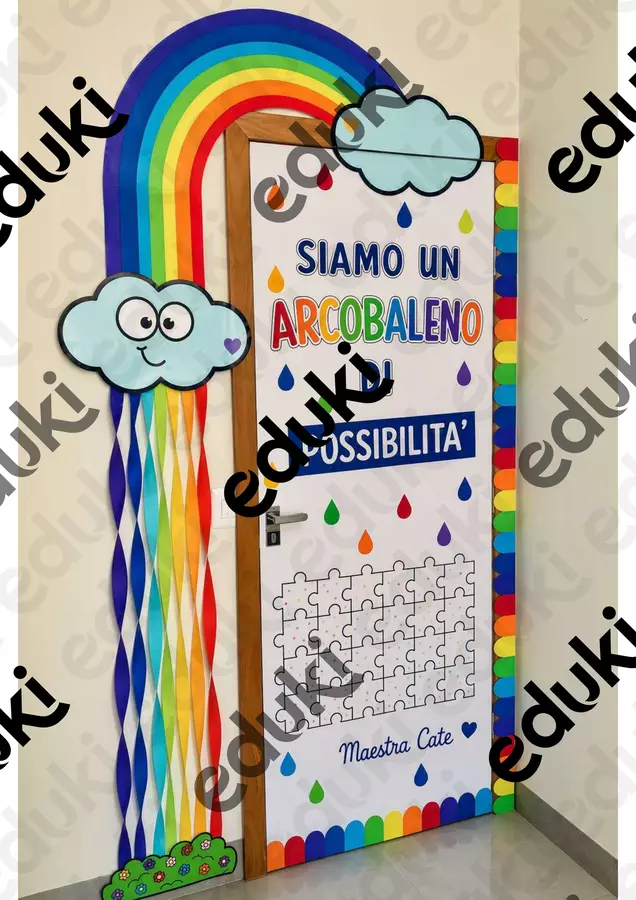 PORTA ARCOBALENO Materiale di supporto/inclusione - PORTA ARCOBALENO - Maestra _Cate - Pagina di copertina