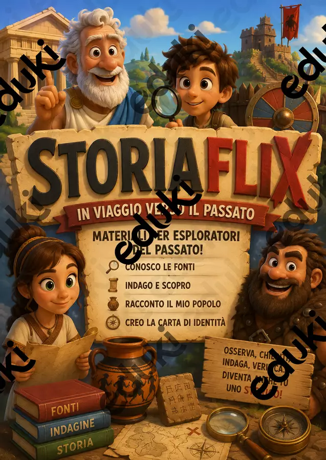 Viaggiamo nella storia con le fonti! Materiale di supporto/inclusione - Viaggiamo nella storia con le fonti! - UnaProf.diLettereDigitale - Pagina di copertina