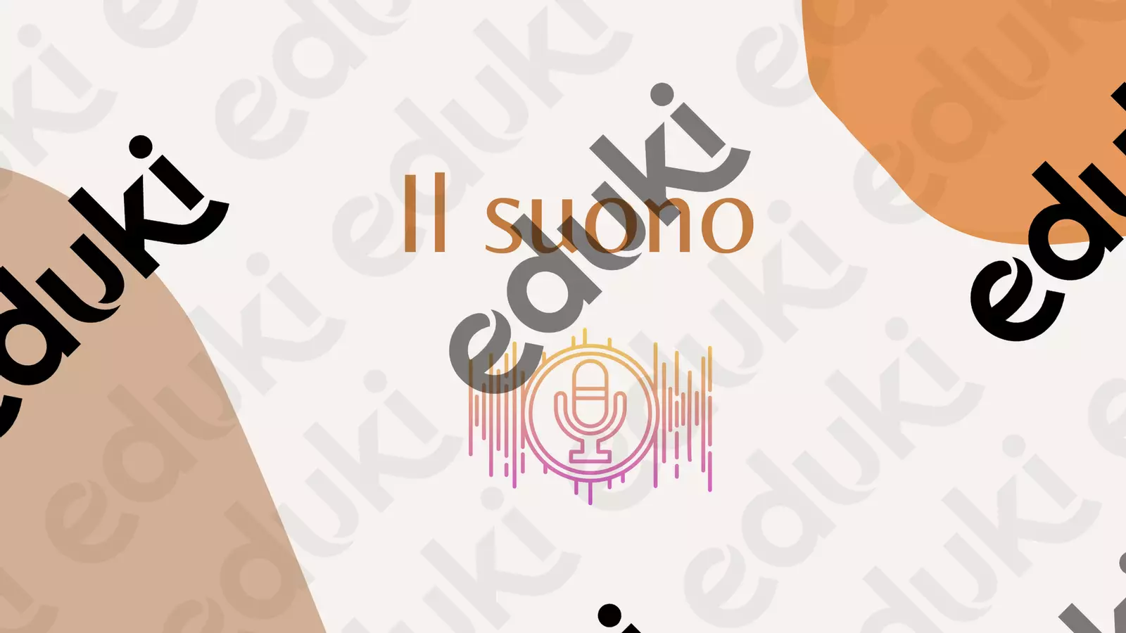Il suono - presentazione Schede informative - Il suono - presentazione - Fabiola Iliceto - Pagina di copertina
