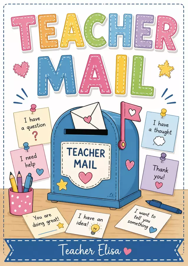 Teacher Mail - Classroom Communication Box Altro tipo di materiale - Teacher Mail - Classroom Communication Box - Teacher Elisa Lab - Pagina di copertina